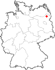 Karte Nordwestuckermark